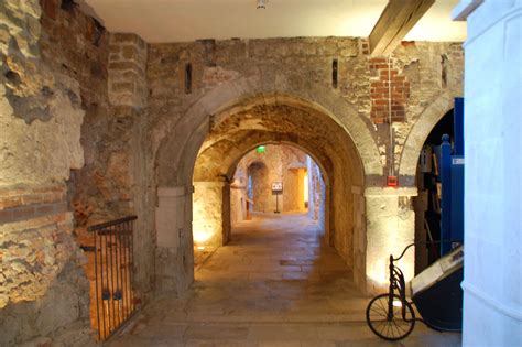 Interior: Lulworth Castle, in East Lulworth, Dorset, England, situated ...