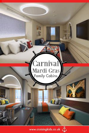 Carnival Mardi Gras Family Cabins Inovative Designs