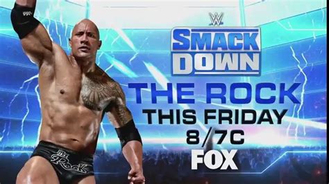 The Rock Announced for SmackDown Fox Premiere - ITN WWE