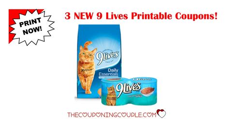 Free Printable 9 Lives Cat Food Coupons - Free Printable