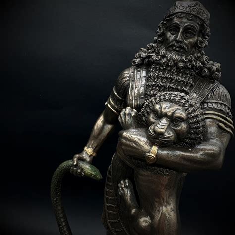 King of Uruk Gilgamesh Statue Ancient Mesopotamian Mythology Epic of ...