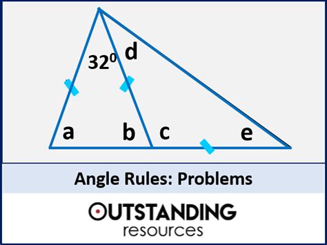 Geometry: Angle Rules 6 - Angle Problems (problem solving) + worksheet by Outstanding_Resources ...