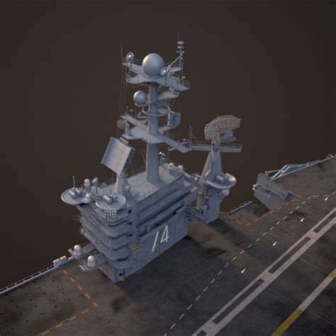 cvn 74 aircraft carrier 3d obj