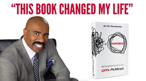 Article from Steve Harvey - "This Book Changed My Life" - Greg McKeown