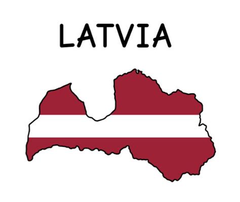 Flag map of Latvia by CountryballCV on DeviantArt