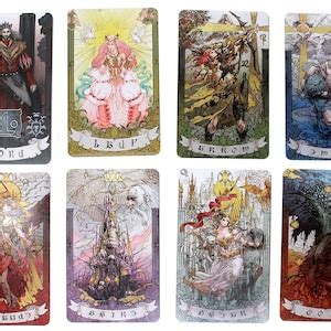 FFXIV Astrologian Cards Set, AST FF14 Final Fantasy 14 Lord and Lady ...