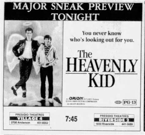 The Heavenly Kid Movie Poster