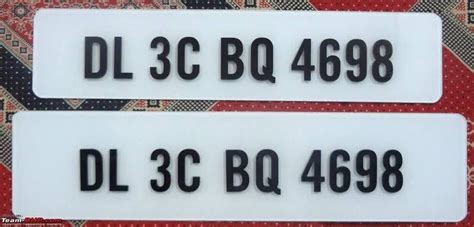 Plastic Number Plate For Car License Plate (acrylic License Plate) Buy ...