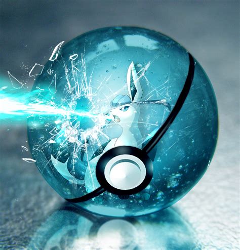 Glaceon in Pokeball by G1ZMO-DARG0N on DeviantArt