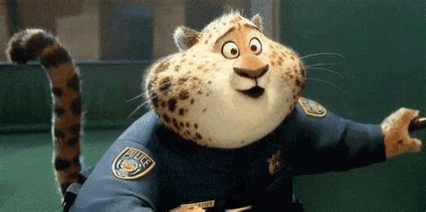 Aww (Officer Clawhauser) #ReactionGifs