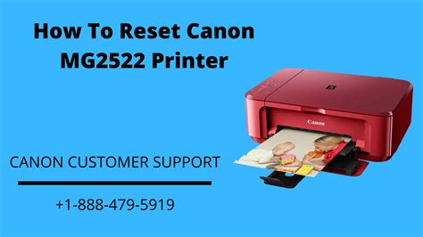 How To Reset Canon MG2522 Printer