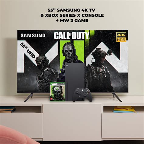 55” Samsung LED 4K TV, Xbox Series X & MWII – Paragon Competitions