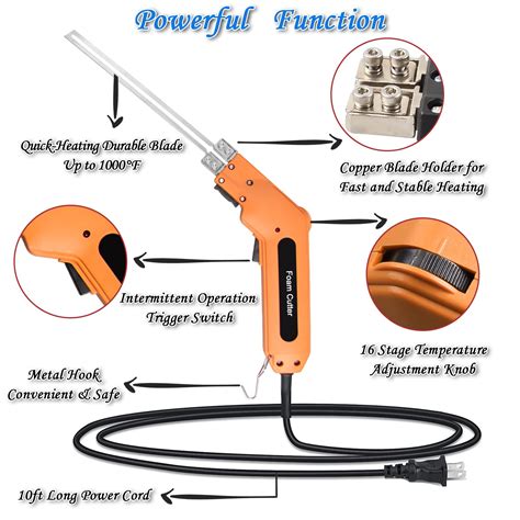 DOMINOX Foam Cutter Electric Styrofoam Hot Knife Kit Foam Board Cutter ...