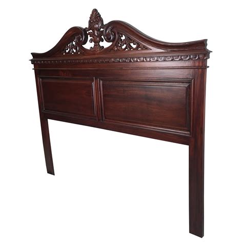 Solid Mahogany Wood Chippendale Bed Head King Size Antique style | Turendav Australia | Antique ...