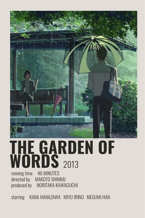 The garden of words – Artofit