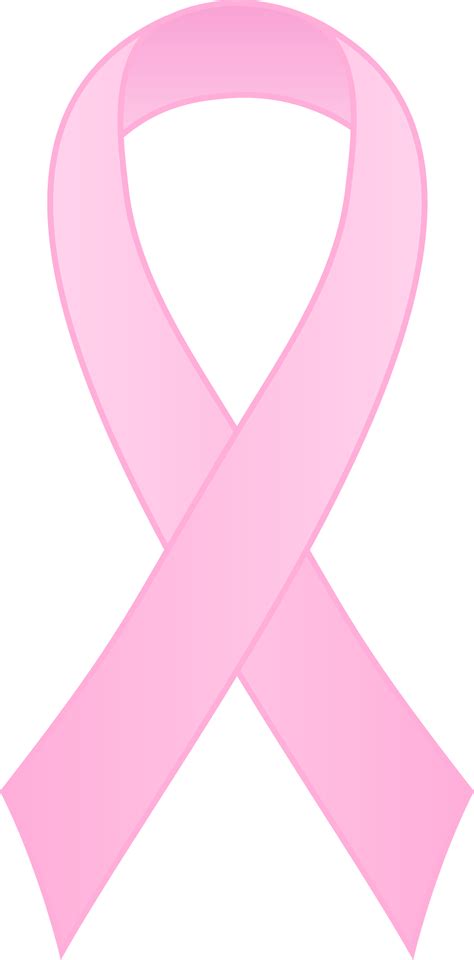 Breast Cancer Awareness Pink Ribbon - Free Clip Art