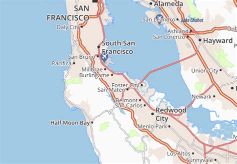 MICHELIN San Mateo Park map - ViaMichelin