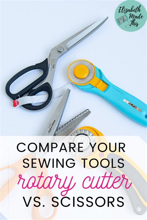 Rotary cutter vs. scissors: a friendly sewing tool fight - Elizabeth Made This