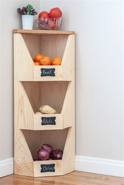 wooden potato & onion bin / vegetable storage / potato bin / onion bin ...