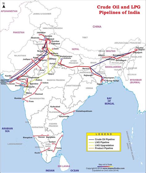 Distribution of Petroleum and Mineral Oil in India - PMF IAS