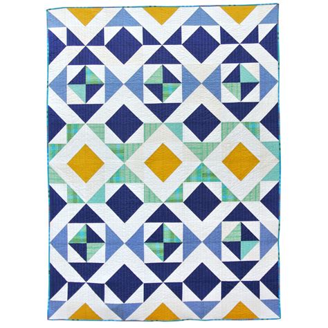 Nordic Triangles Quilt Pattern (Download) - Suzy Quilts