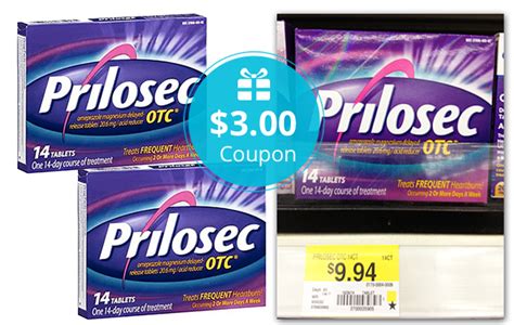 Save Big with Prilosec OTC Printable Coupons!