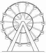 Ferris Wheel 4 Coloring Page  Free Printable Pages For Kids sketch template