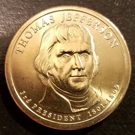 2007-P Thomas Jefferson Presidential Dollar (6537) - for sale, buy now online - Item #143000