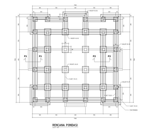 rencana pondasi tapak ~ Desain Rumah Online