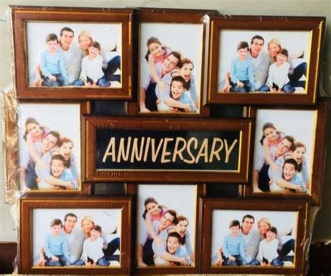 Wooden Brown Anniversary Collage Frame, For Gift, Size: 11x14 Inch (lxw) at best price in Noida