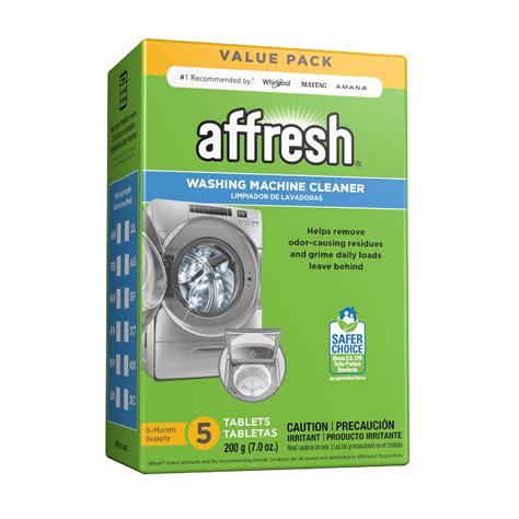 affresh Washing Machine Cleaner, Dissolving Tablets, 5 Count - Walmart.com