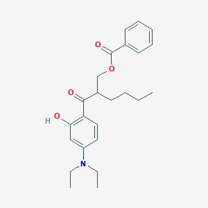 2-[4-(Diethylamino)-2-hydroxybenzoyl]hexyl benzoate | C24H31NO4 | CID 44478426 - PubChem