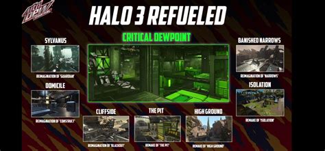 Halo Infinite Mnt Dew armour coatings, merch and 8 map Halo 3 Refueled ...