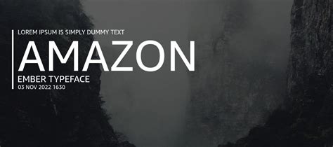 Amazon Ember Font Family Download | Free Font.Download