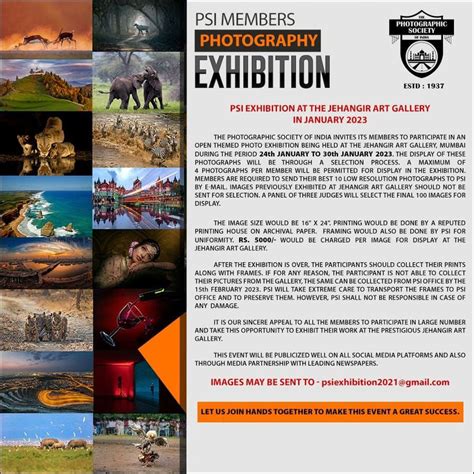 PSI Exhibition 2023-2 | The Photographic Society of India