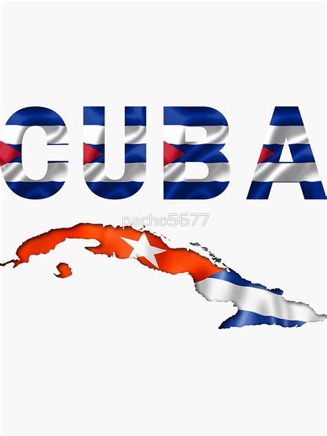 "Cuba, Cuban island, Cuban flag, " Sticker for Sale by pacho5677 | Redbubble