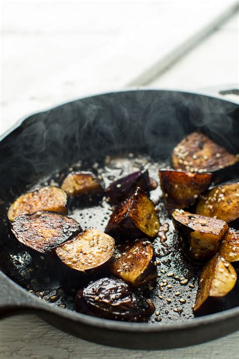 vegan eggplant stir fry