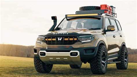 2022 Mahindra Scorpio-N modified to be expedition-ready: Looks brute in ...