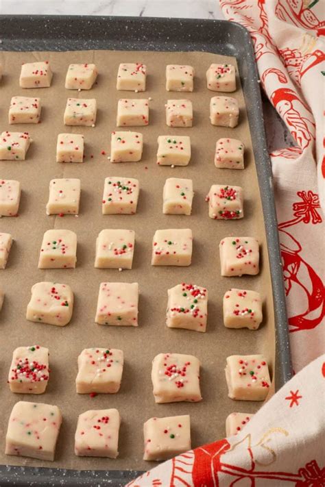 Christmas Shortbread Bites | She's Not Cookin'