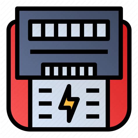 Digital meter, electricity meter, energy meter, power meter icon ...