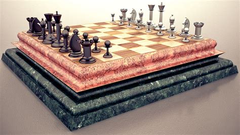 Chess Board - Free 3D Model for 3DS Max and V-Ray by hakanozerdem on DeviantArt