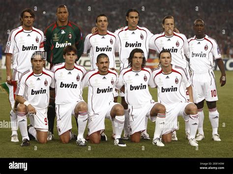 AC Milan's team group before the UEFA Champions League Final, AC Milan ...