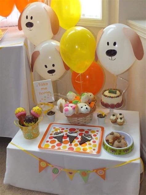 Pin by Melany on Cumpleaños | Dog themed birthday party, Dog birthday party, Puppy birthday parties