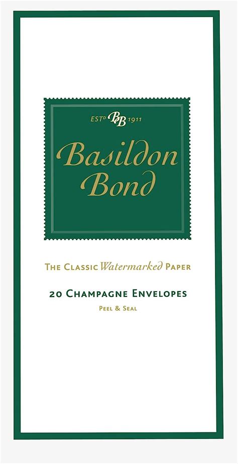 Basildon Bond Envelopes 89x187mm 90gsm Gummed Watermarked Pack of 20 : Amazon.co.uk: Stationery ...