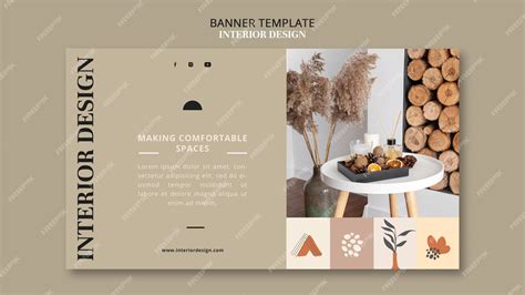 Free PSD | Interior design banner template