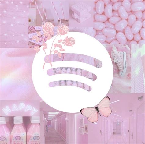 🤍 pink spotify logo | Iphone wallpaper girly, Cute themes, Pink themes