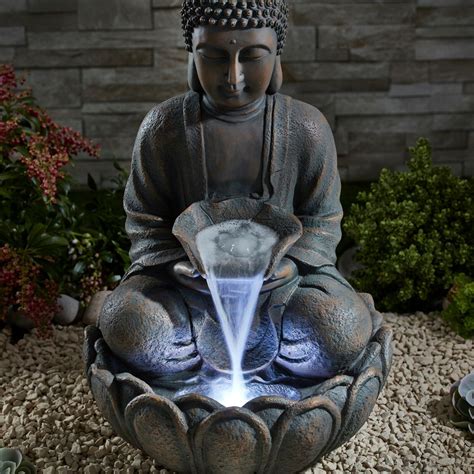 Large Outdoor Buddha Water Fountain - Outdoor Fountains