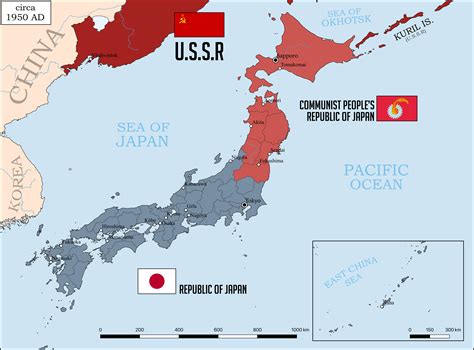 Japanese Civil War - 1950 AD : r/imaginarymaps