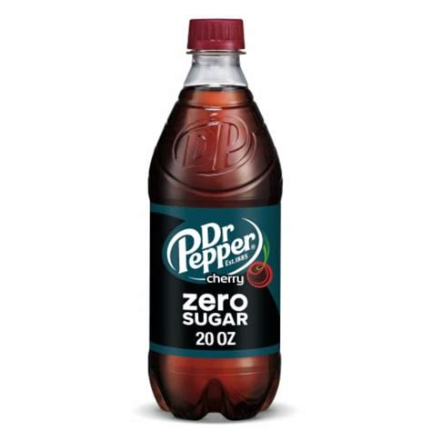 Dr Pepper® Zero Sugar Cherry Soda Single Bottle, 20 fl oz - Kroger