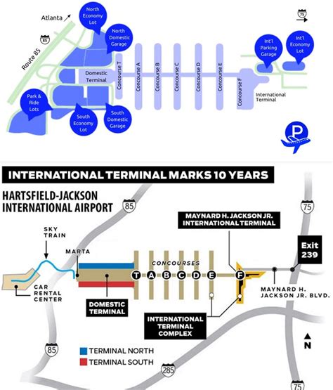 Atlanta Airport Terminal Map Pdf Assessment Overview - Map Of Asia And Middle East Countries